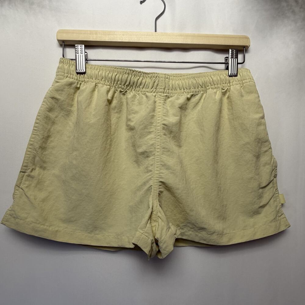 Tna Aritzia Claremont Running Shorts Womens Size Small Yellow Lightweight